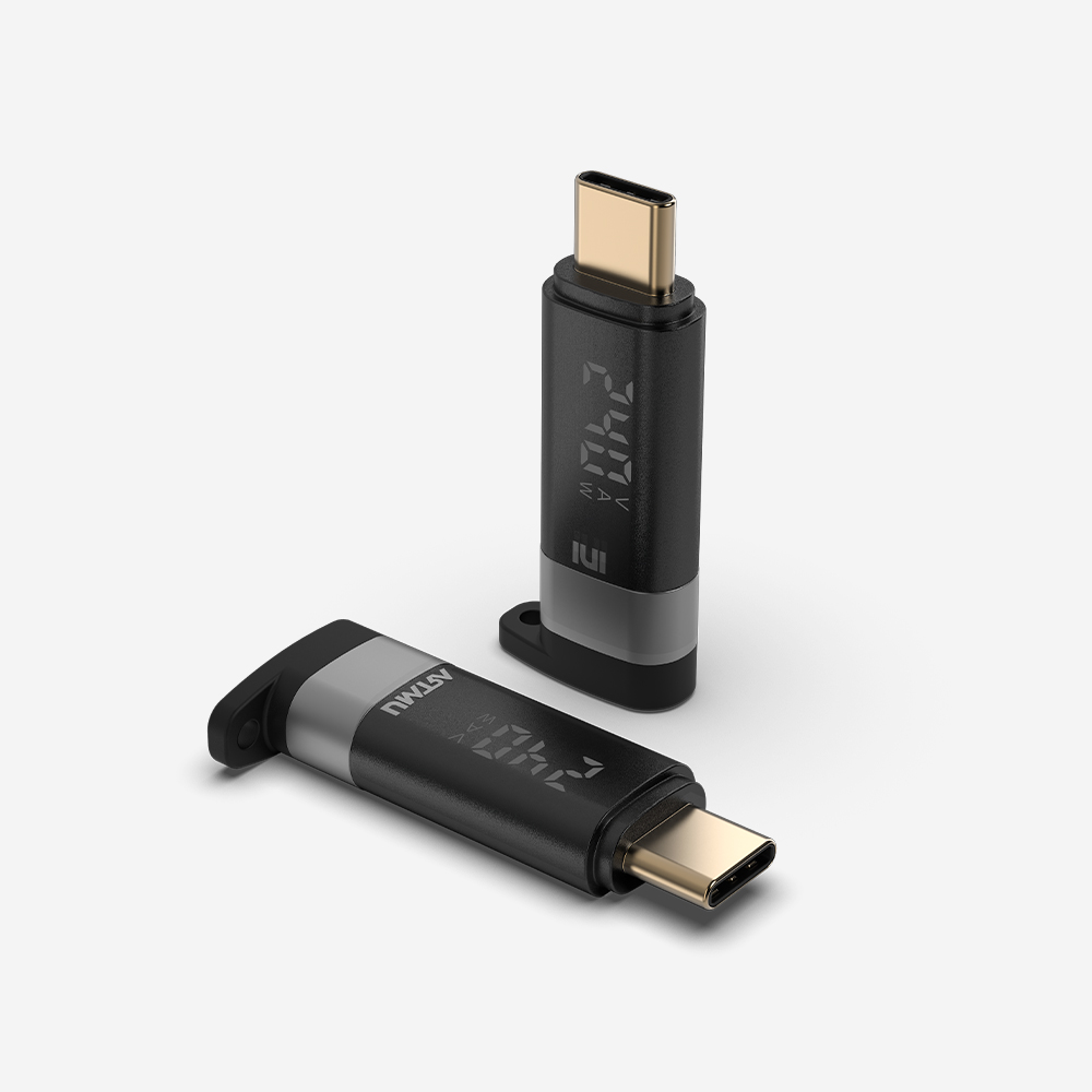 USB4 C타입 100W 240W 5A 전압 전류 전력 미니 테스트기