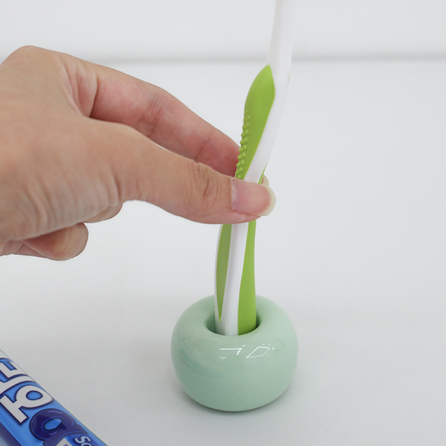 스토리빙 도자기 칫솔꽂이