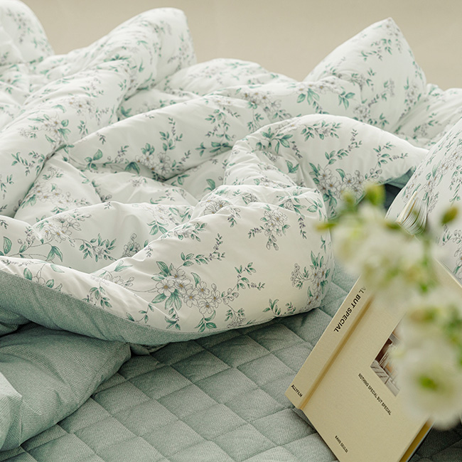 세사온라인 알러지케어 먼지없는 사계절 차렵이불패드 풀세트 프리지아, SS(슈퍼싱글)