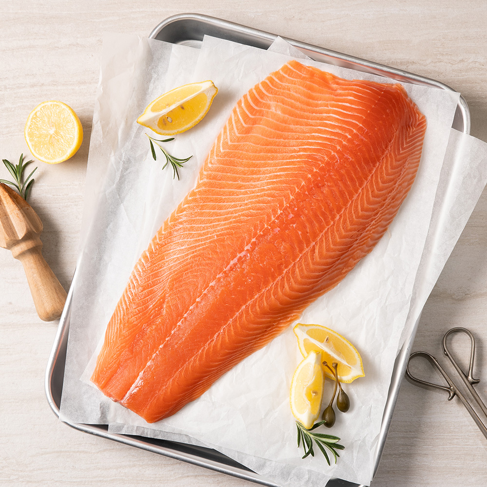 [쌜모네키친] 생연어 필렛 200g 400g 1kg 횟감용 연어회