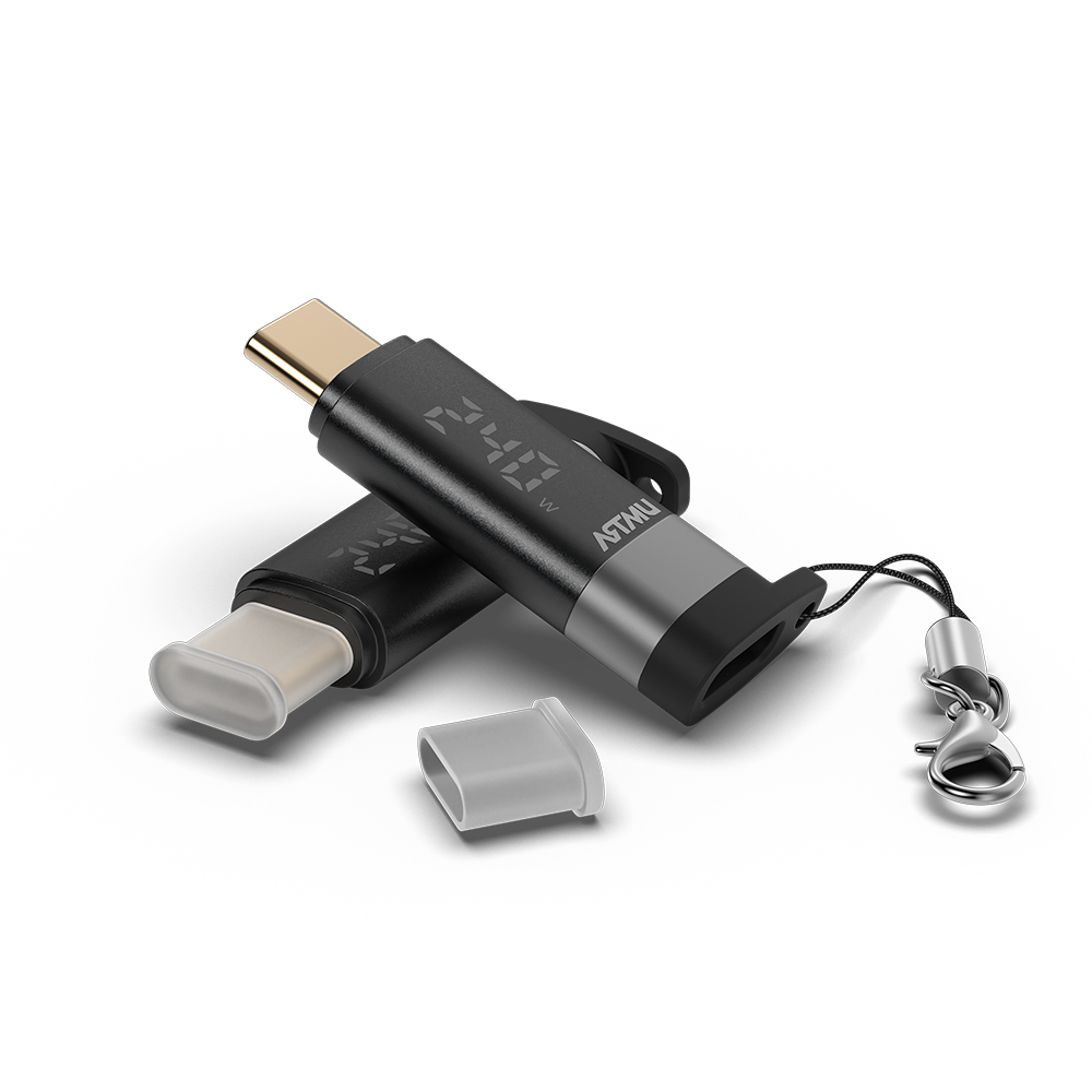 USB4 C타입 100W 240W 5A 듀얼 LED 디스플레이 젠더 상품 이미지
