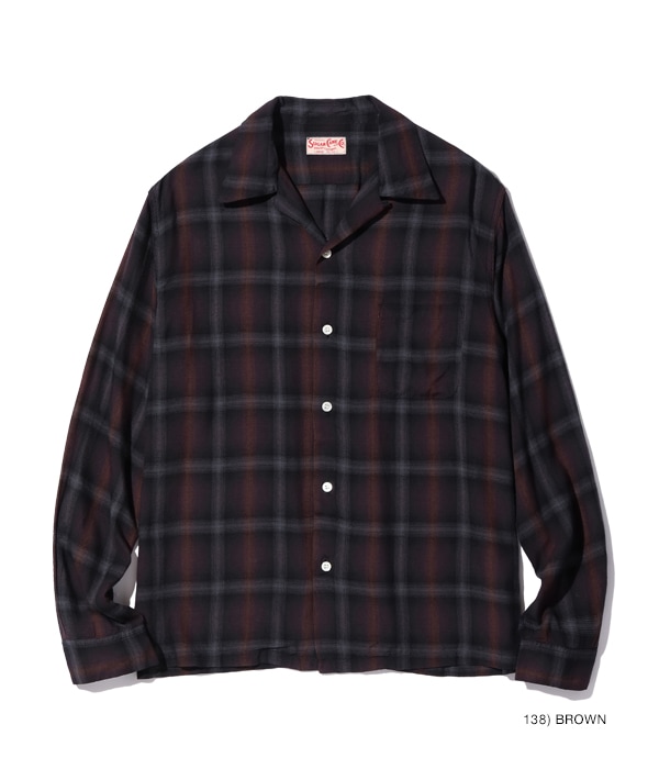 버즈릭슨 셔츠 RAYON OMBRE CHECK OPEN SHIRT 25SS SC29120 - 상세 이미지 2