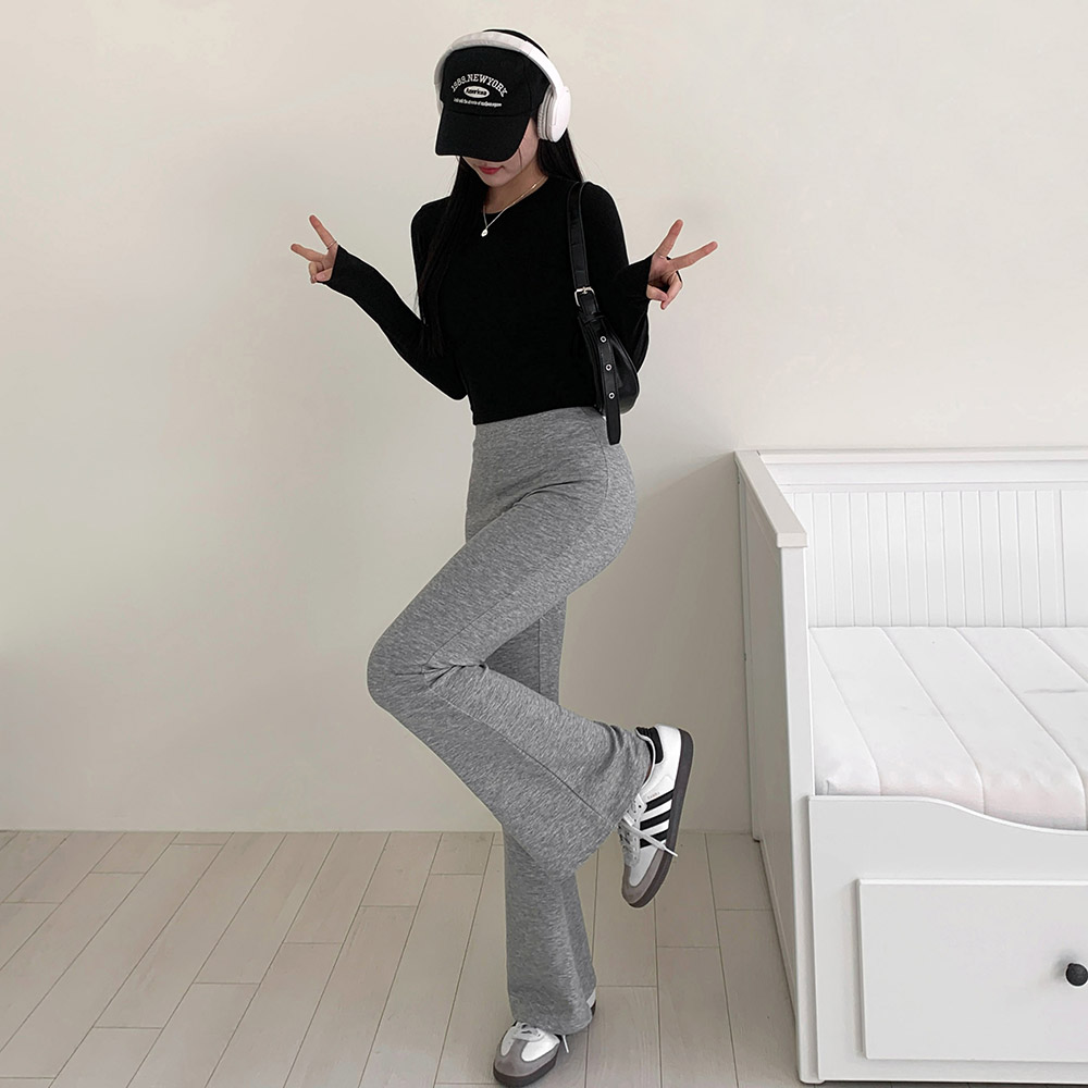 [숏&롱 2기장/y존부각X] 치트키 부츠컷 레깅스 밴딩 쫀쫀 슬림 홈트 필라테스 요가 운동 헬스 섹시 글램 데일리 바지 팬츠 상세 이미지 36