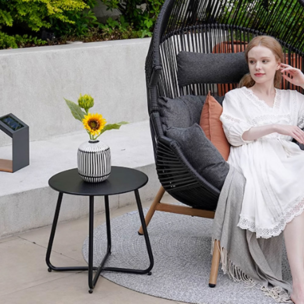 거실 창가 베란다 쇼파옆 테이블 원형 사이드 미니 티 테이블