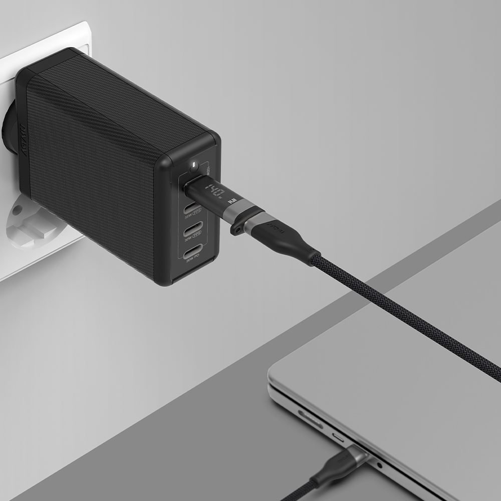 USB4 C타입 100W 240W 5A 듀얼 LED 디스플레이 젠더 상품 이미지
