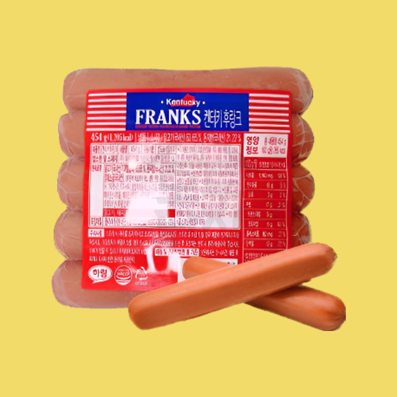 하림 켄터키후랑크 454g 가성비 부대찌개햄 소시지 - 상품 이미지
