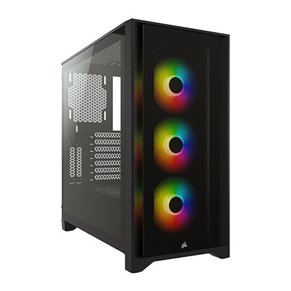 커세어 iCUE 4000X RGB PC케이스 블랙