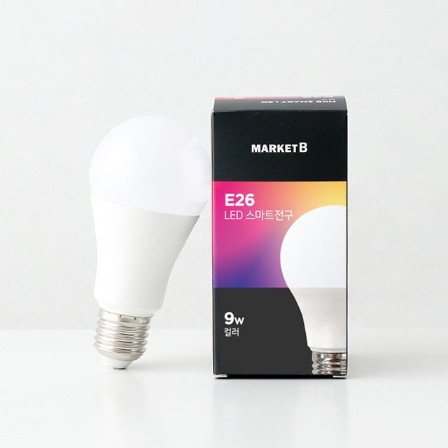 SORTI 펜던트등 E26 KS2229D + E26 LED 스마트전구 9W 컬러 세트 이미지 7