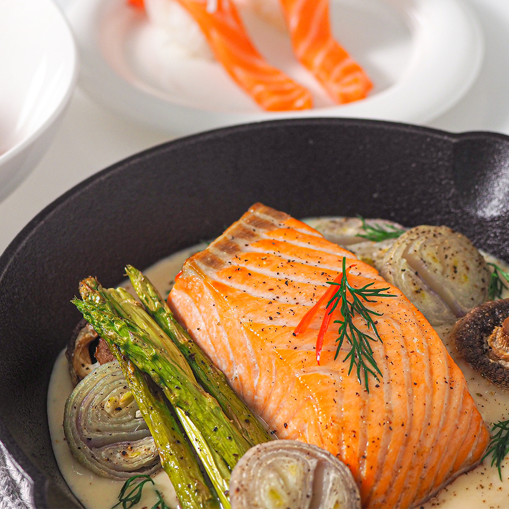 신선 노르웨이 생연어 필렛 500g 200g 300g 1kg 딥스킨 연어회 연어스테이크 - 상세 이미지 4