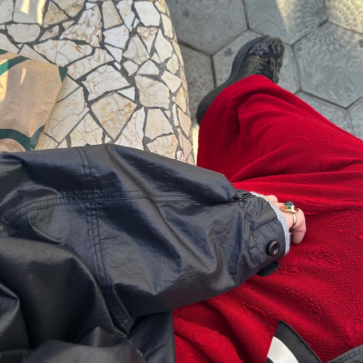 [컬러추가/당일발송] 바스켓 25fw 로즈 스커트 플라워 H라인 밴딩 맥시 롱 치마 (4c)