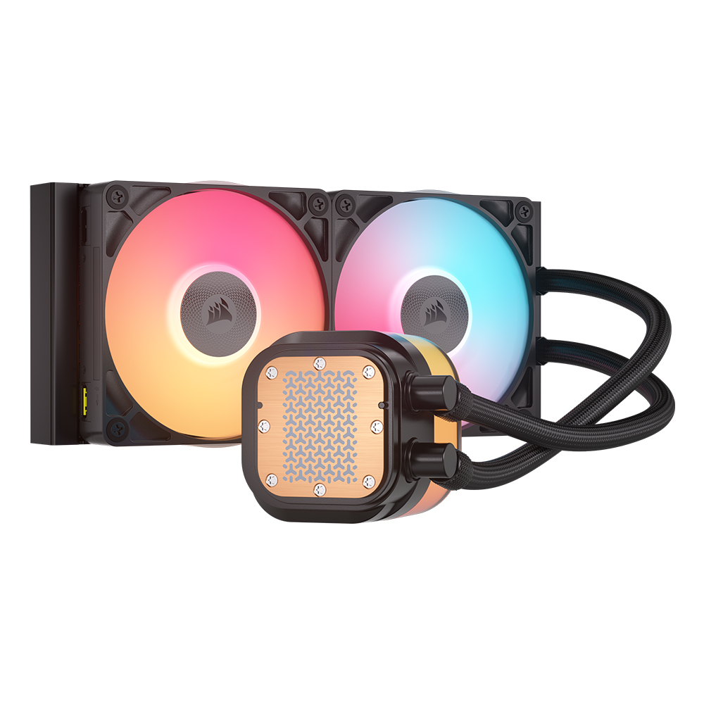 커세어 iCUE LINK TITAN 240 RX LCD 수냉쿨러 블랙 - 상세 이미지 2
