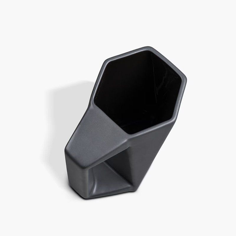 테슬라 정품 스토어 머그잔 맥주잔 Cyberstein Beer Cup Black Ceramic Wave - 상세 이미지 4