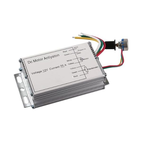dc모터속도조절기 모듈 스위치 스피드 12V 30A 펄스 폭 변조기 PWM DC 모터 속도 제어 RC 컨트롤러 : 양평쇼퍼