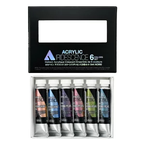 홀베인 아크릴 컬러 일리데센스 5ml 신색 6컬러 세트 AC892 - 메인 이미지