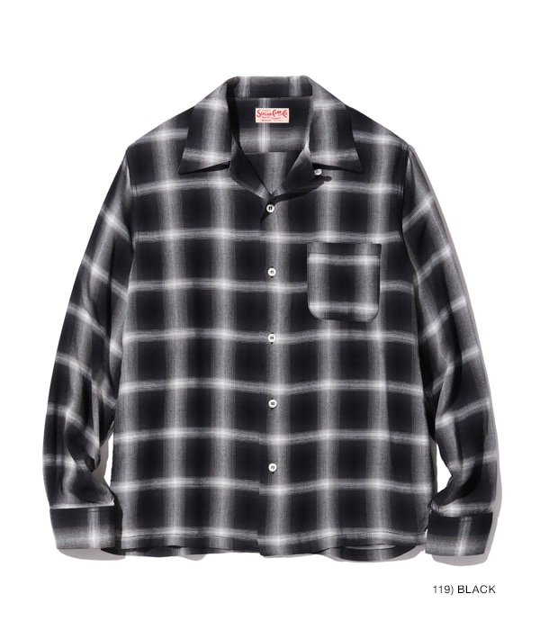 버즈릭슨 셔츠 RAYON OMBRE CHECK OPEN SHIRT 25SS SC29120 - 상세 이미지 3