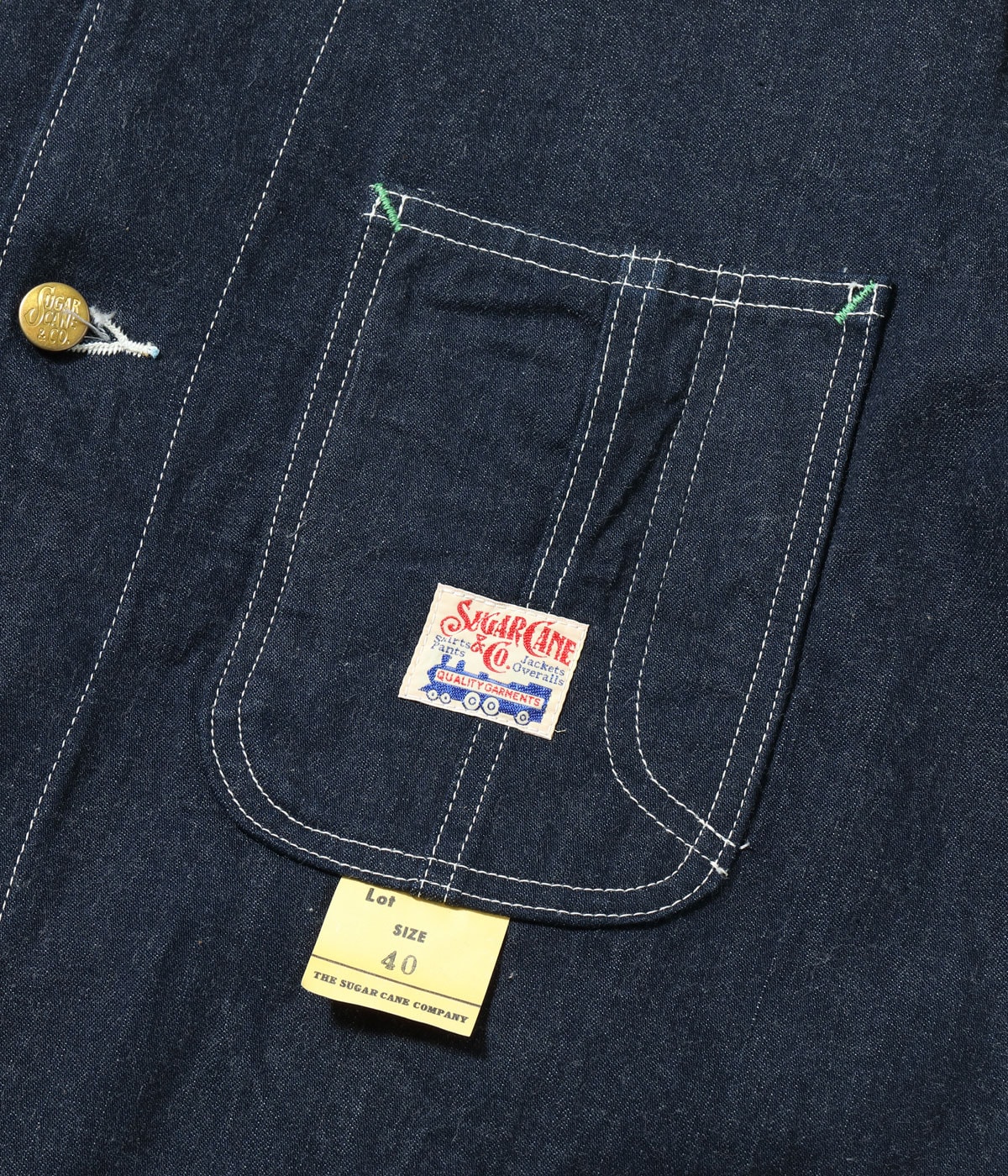 버즈릭슨 자켓 11oz BLUE DENIM WORK COAT SC15655 - 상세 이미지 3