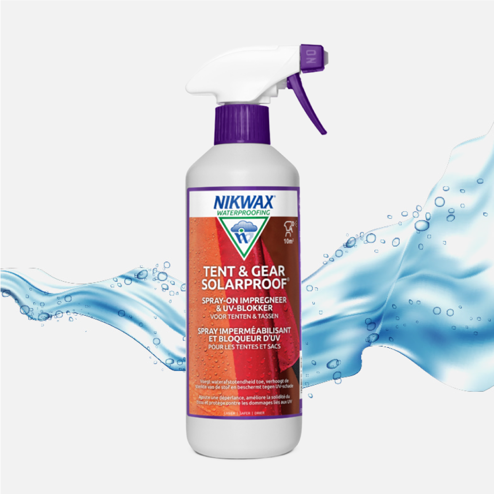 닉왁스 솔라프루프 500ml 텐트 발수제 자외선 차단제 방수 스프레이 타프 배낭