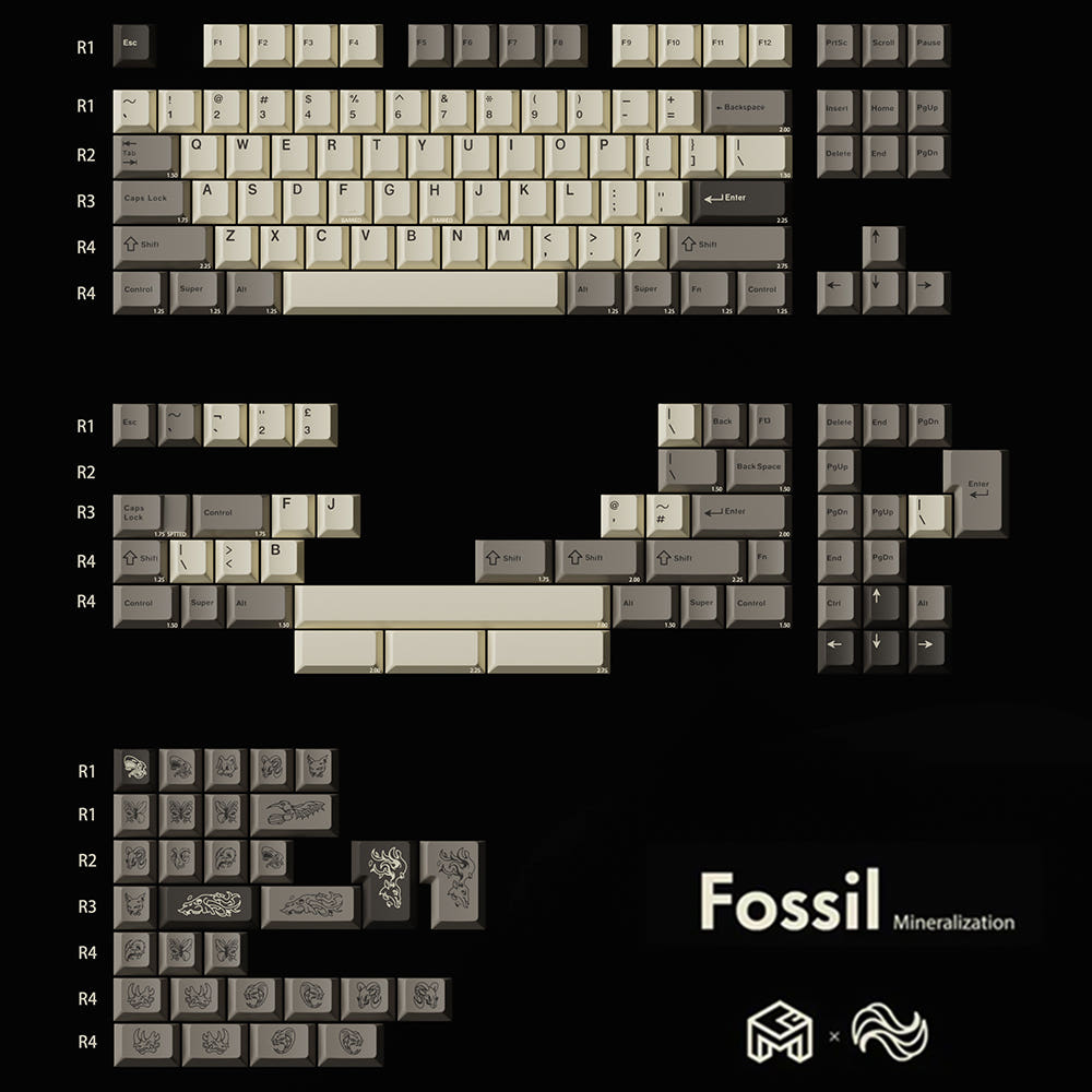 GoMaster Fossil 키캡 베이스킷 - 메인 이미지