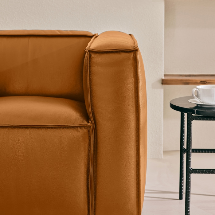 [에싸] 쿠보 1인 토그 소가죽 소파