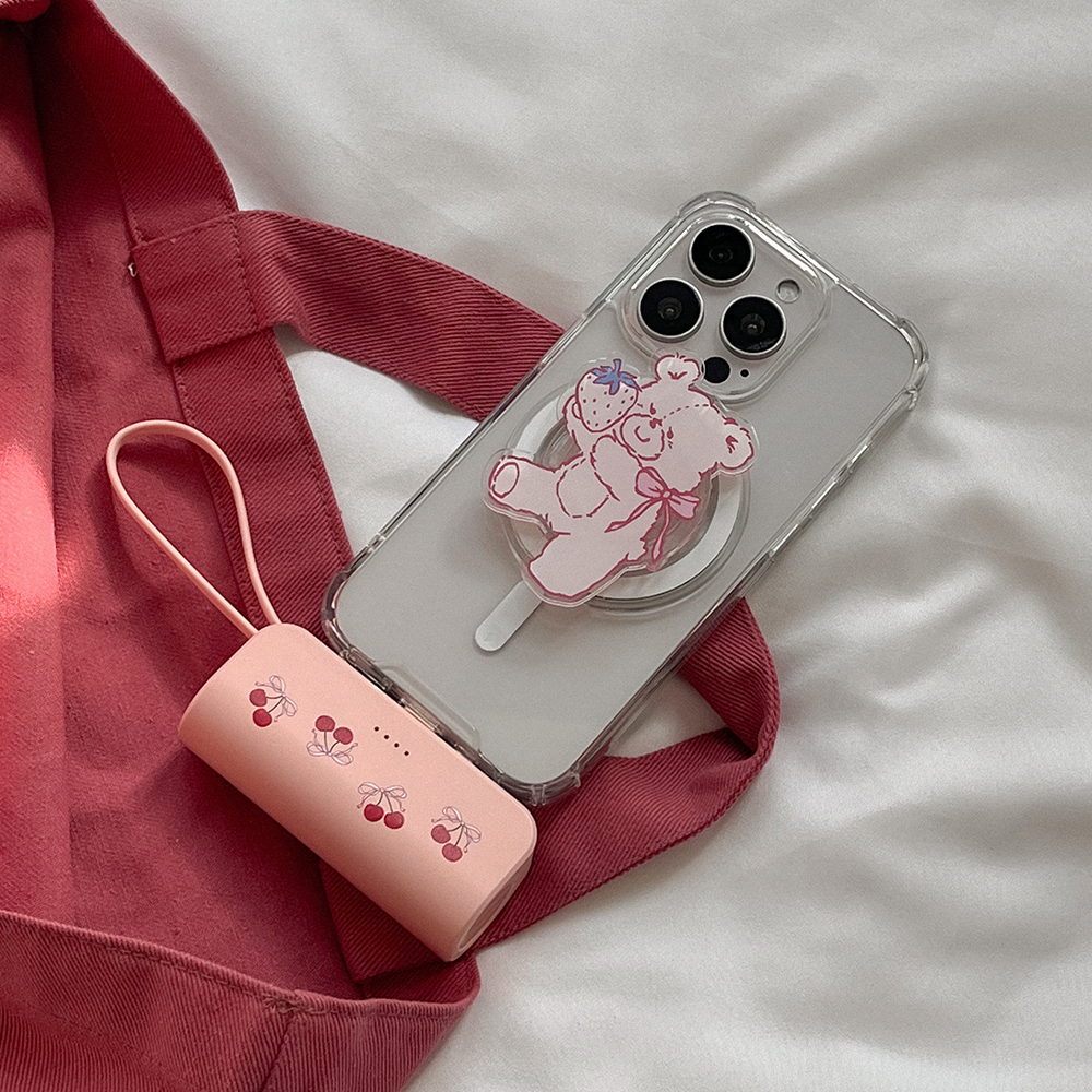 ribbon cherry 디자인 [도킹형 보조배터리]