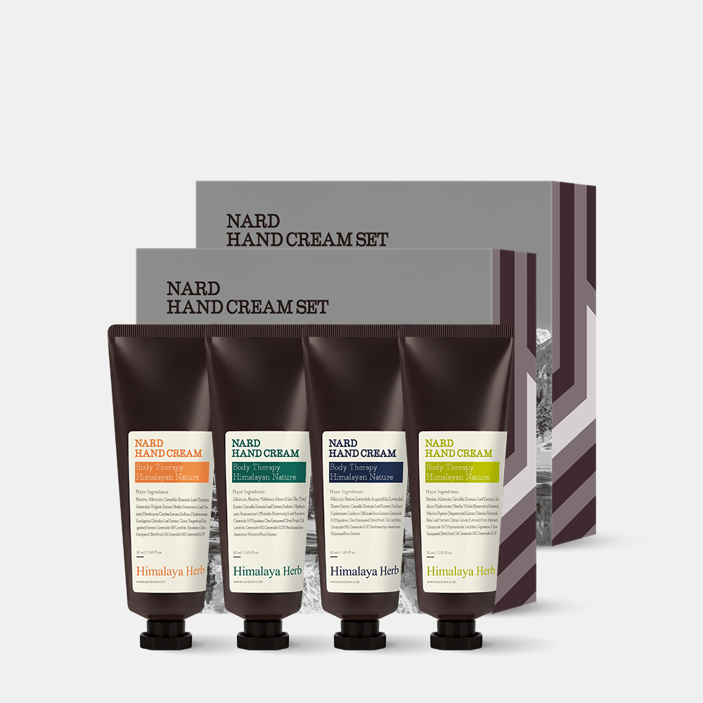 [2개] 나드 향좋은 핸드크림 50ml 4종 선물세트 단체 답례품