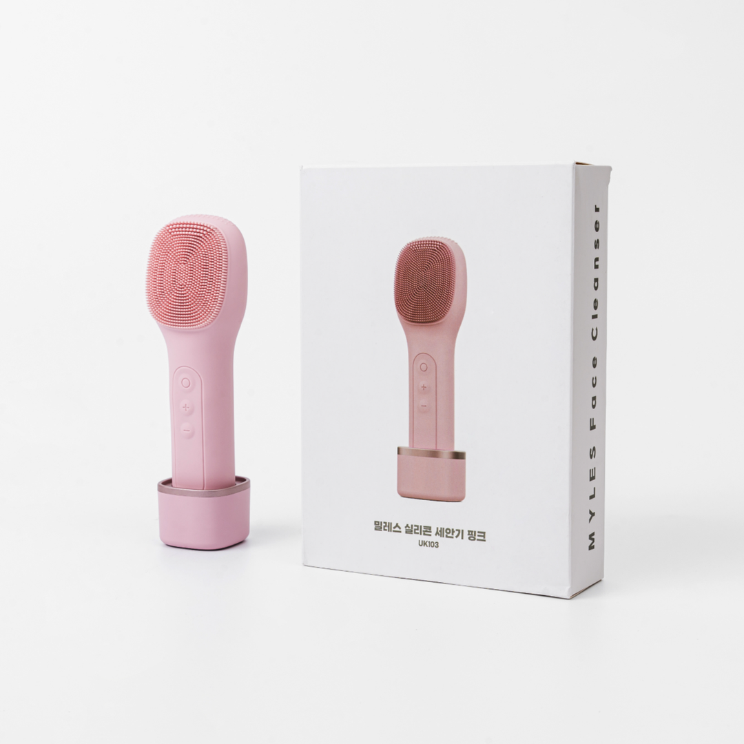 밀레스 온열 진동클렌저 딥클렌징 실리콘 브러쉬 전동세안기 - 상세 이미지 3