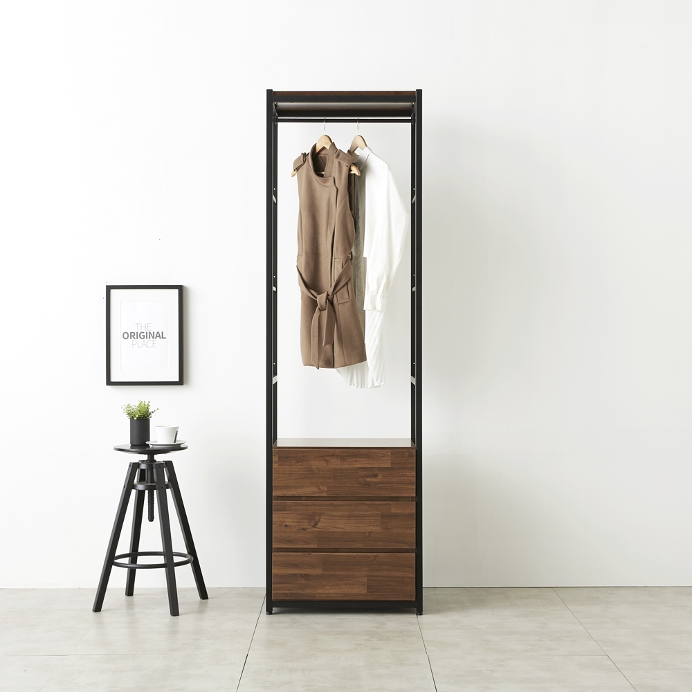 시스템행거 모듈 서랍형 드레스룸 매장용 철제 옷방 행거 605