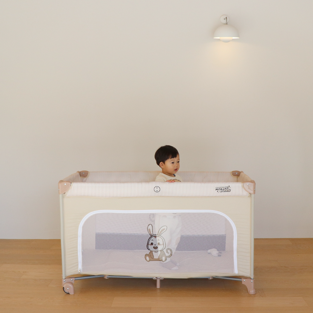 몽키버니 스윗 드림 휴대용 여행용 접이식 이동식 아기 유아용 침대