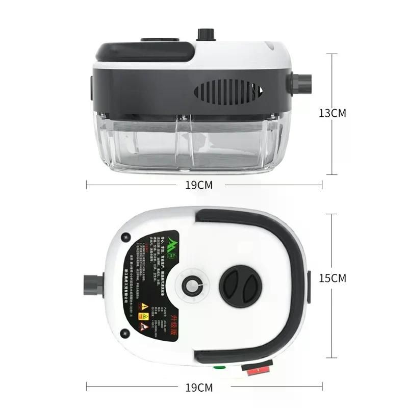 가정용 차량용 스팀 청소기 자동차 고온 살균 에어컨 주방 후드 분사기 핸디 청소 화이트 220V - 상세 이미지 5