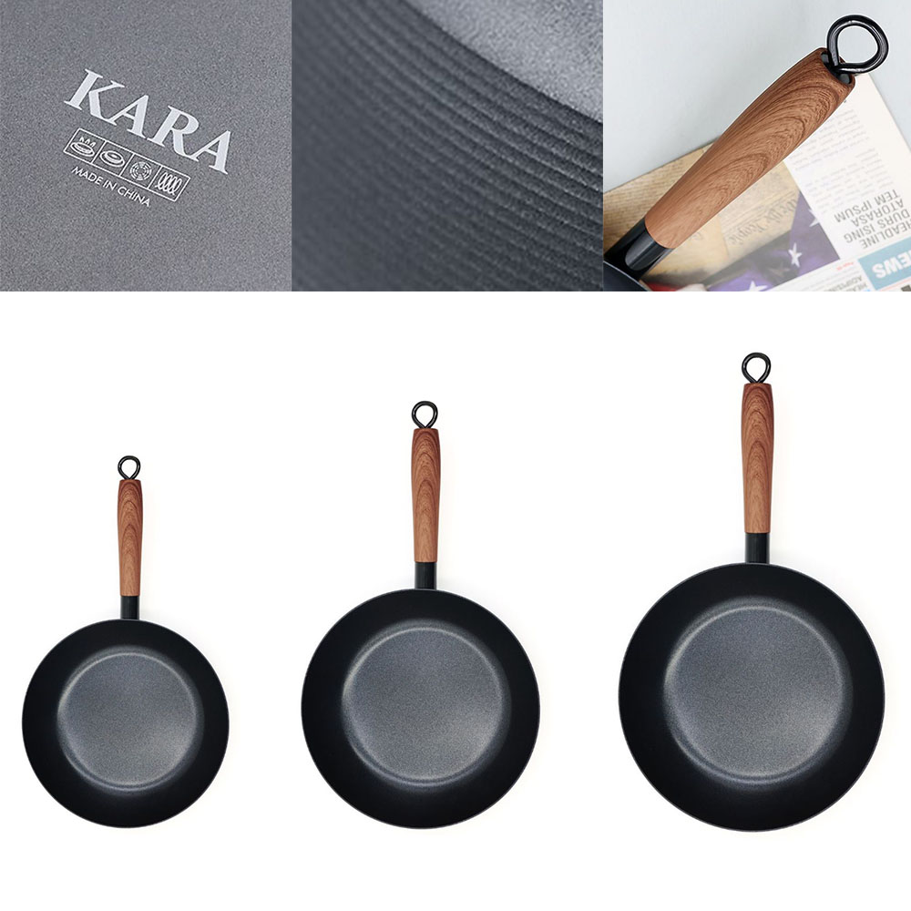 인덕션 무쇠 후라이팬 주방 요리 가스레인지 열원 원형팬