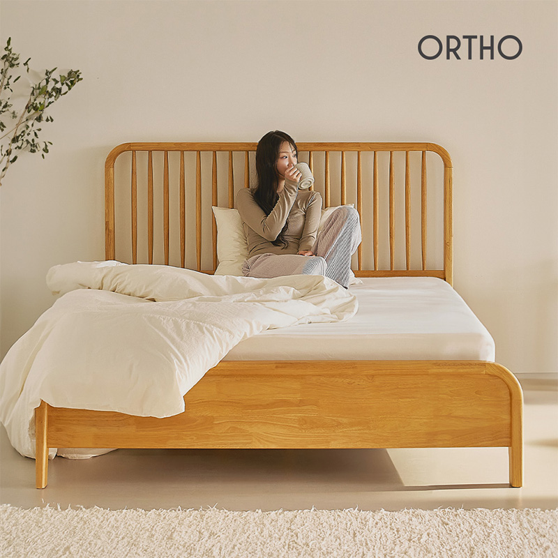 올쏘 진저 원목 침대 프레임 SS 내추럴