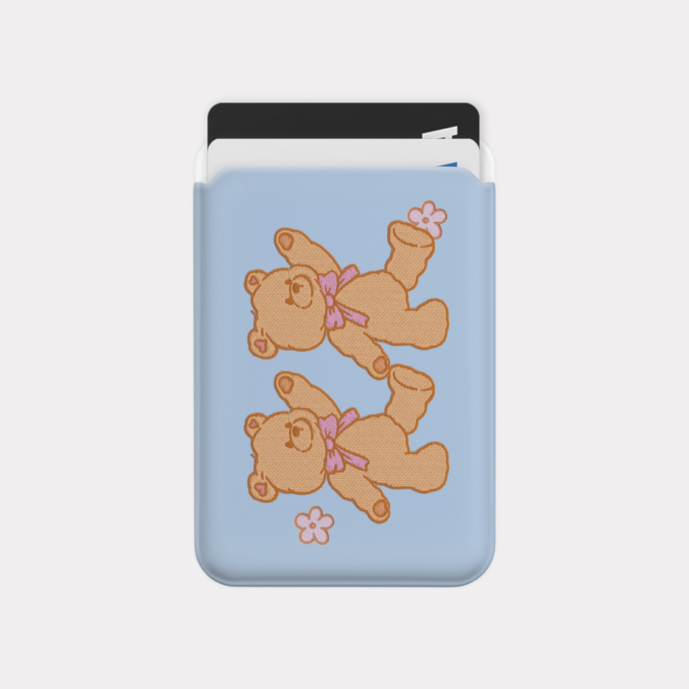bear embroidery 디자인 [맥세이프 카드슬롯] - 상세 이미지 2