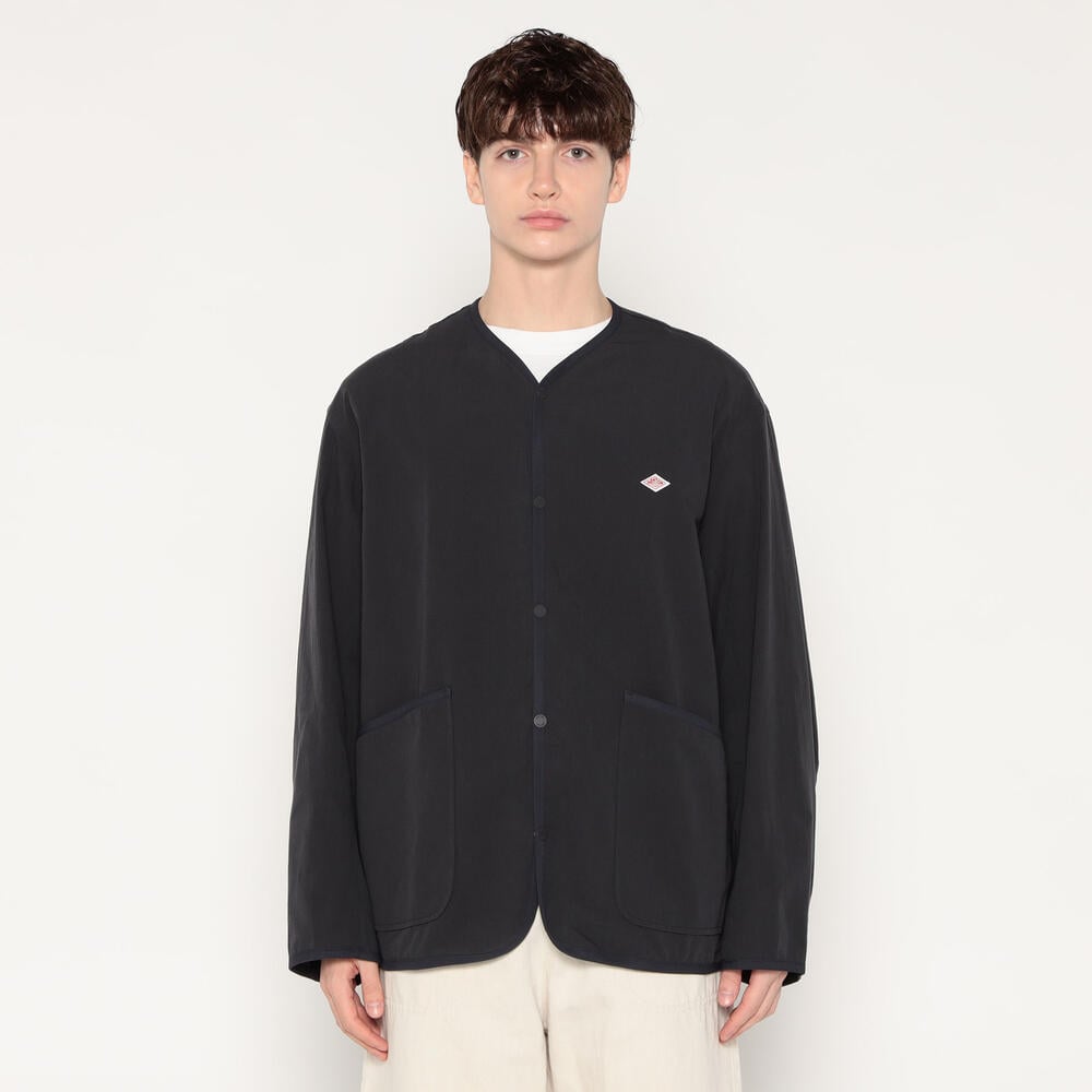 단톤 자켓 OORGANIC COTTON WASHER COLLARLESS DNB251M101-0022 남녀공용 간절기 아우터 자켓 - 상세 이미지 2