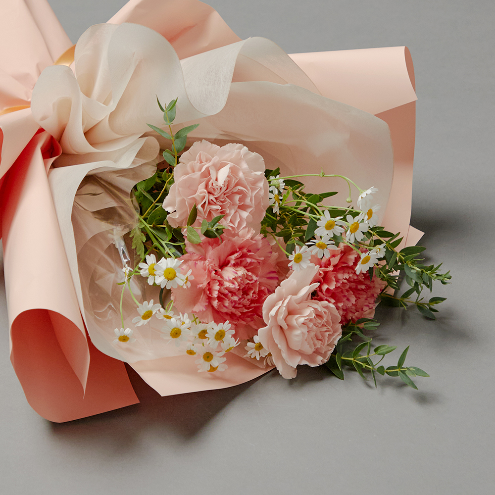 인디핑크 카네이션 꽃다발 생화 꽃바구니 발렌타인데이 기념일 프로포즈 꽃배달 꽃배송서비스