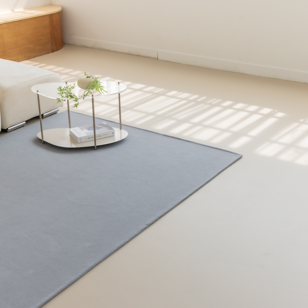 순면 스트라이프 방수 러그 먼지없는 사계절 아이방 거실카페트 그레이, 150x100cm