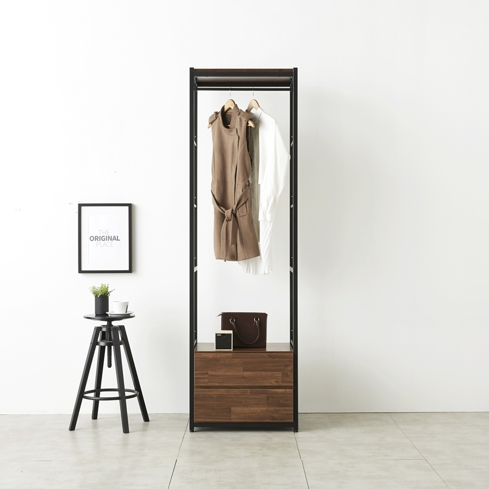 시스템행거 모듈 서랍형 드레스룸 매장용 철제 옷방 행거 604