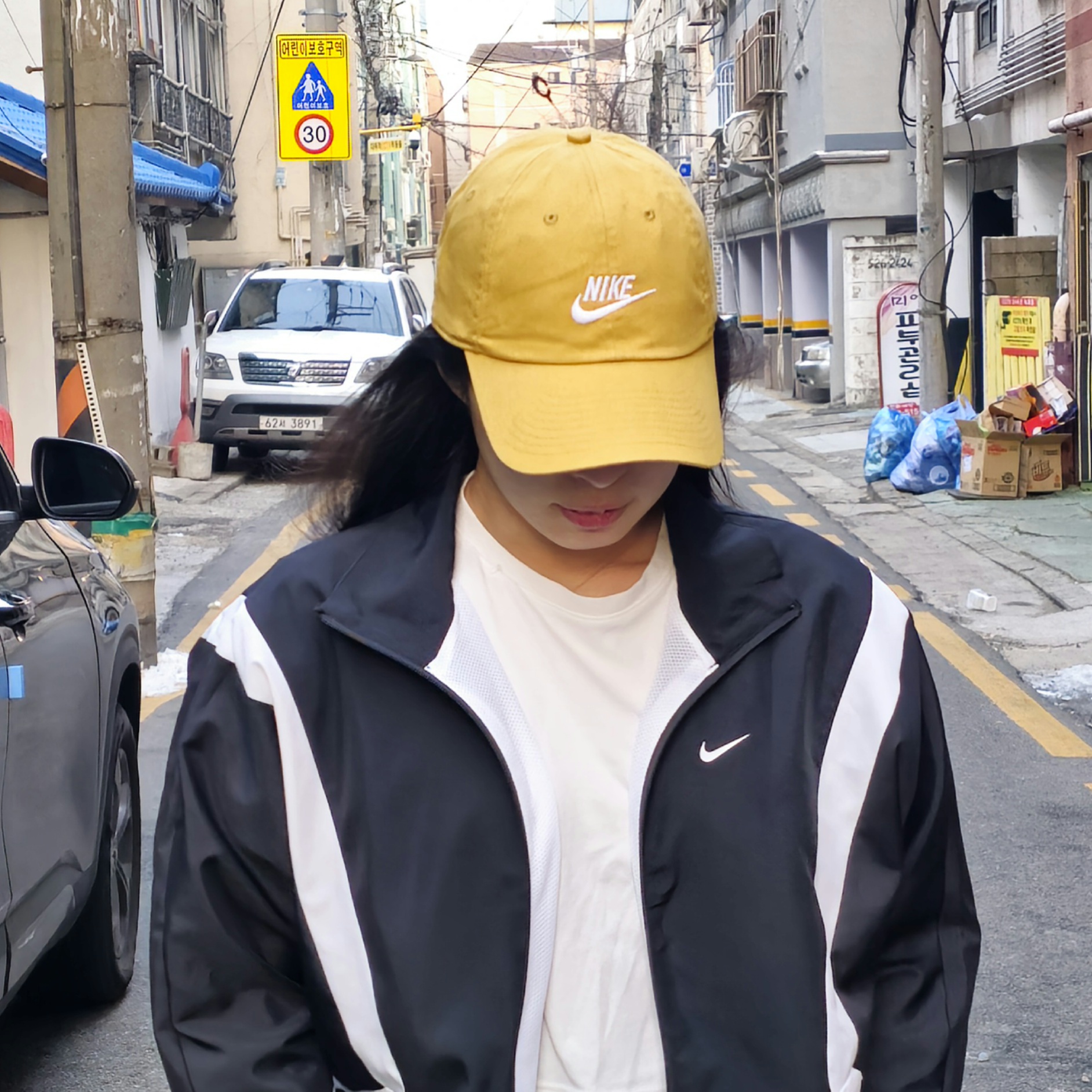 나이키 헤리티지86 볼캡모자 골드 이미지 6