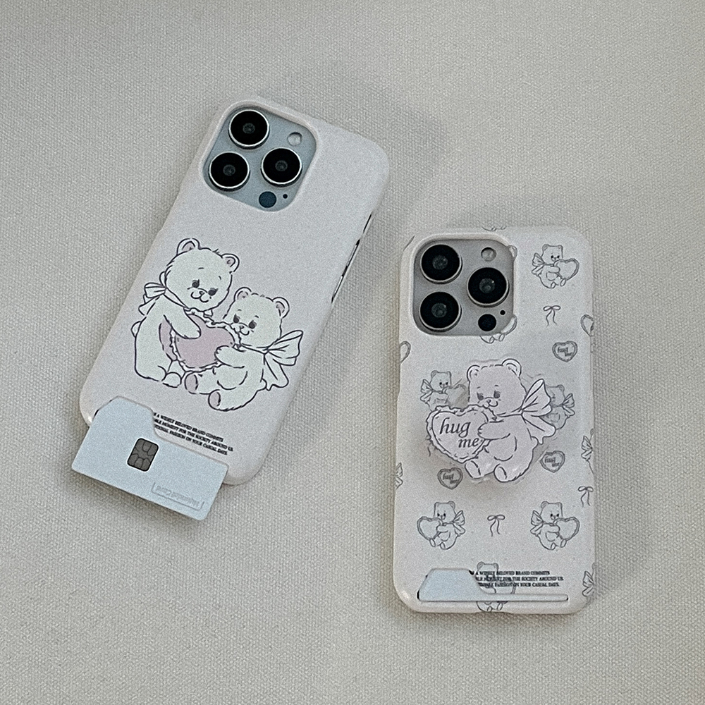 vintage heart bear 디자인 [아크릴스마트톡] - 상세 이미지 3