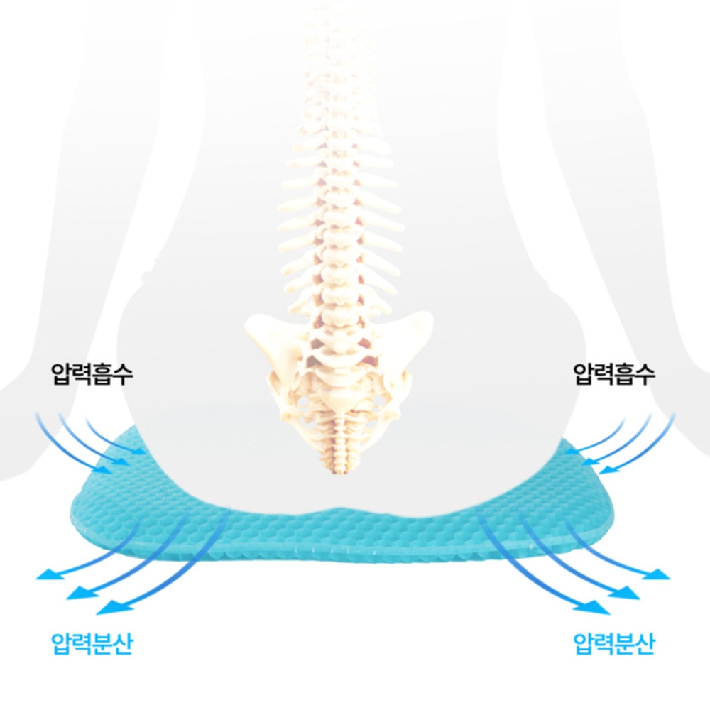 에어셀방석 교회 수험생 자동차 의자 방석 이미지 8