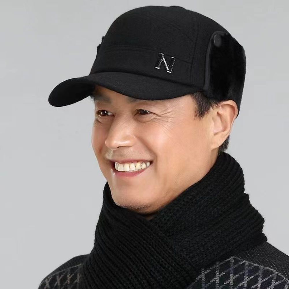 방한모자 귀달이 변형 남성모자 신사모자 귀마개일체형모자 50대모자 남자 60대모자 : 8989쇼핑 14호점