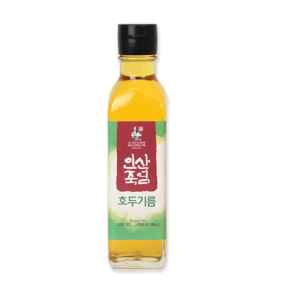 인산죽염 3회법제 호두기름 180ml - 메인 이미지