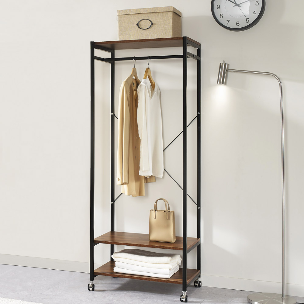 시스템 이동식 드레스룸 스탠드 옷걸이 옷장 수납 행거 일반형