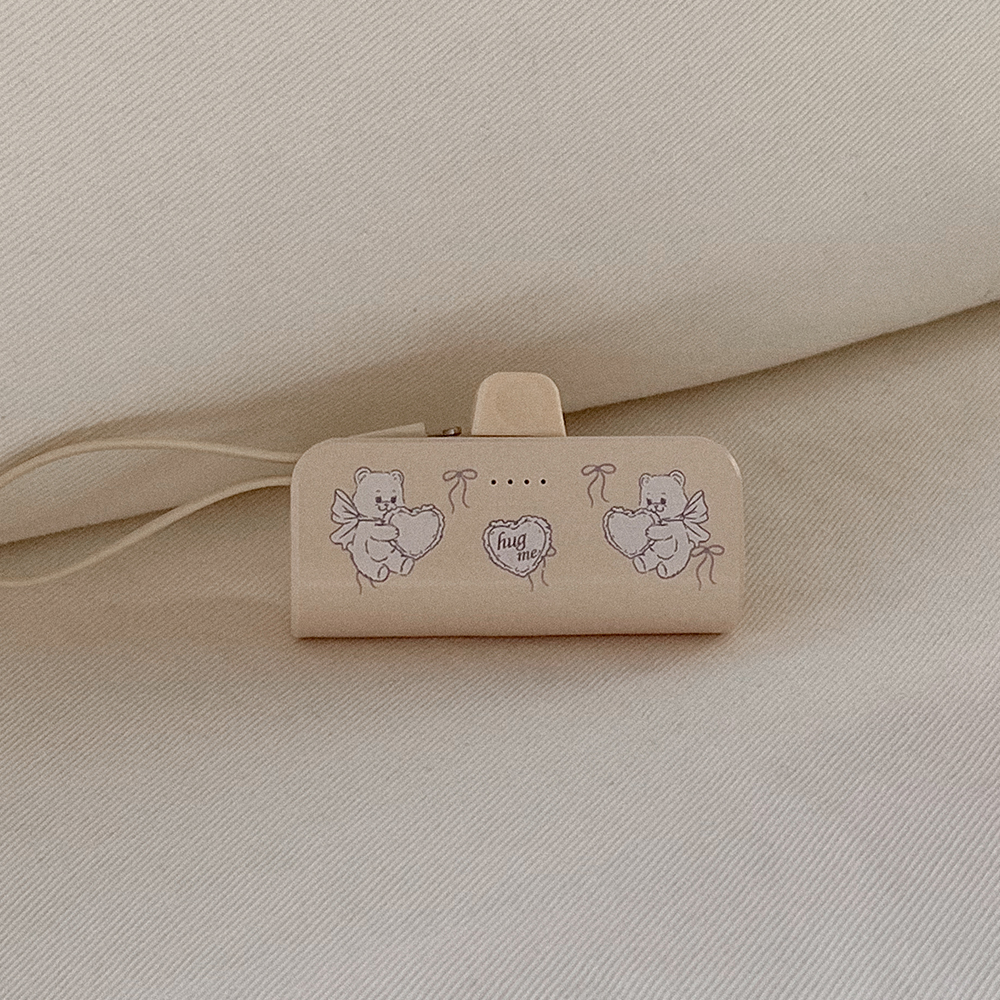 vintage heart bear 디자인 [도킹형 보조배터리] - 상세 이미지 4