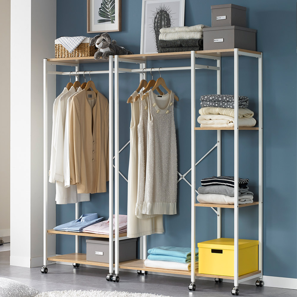 시스템 이동식 드레스룸 스탠드 옷걸이 옷장 수납 행거 일반형