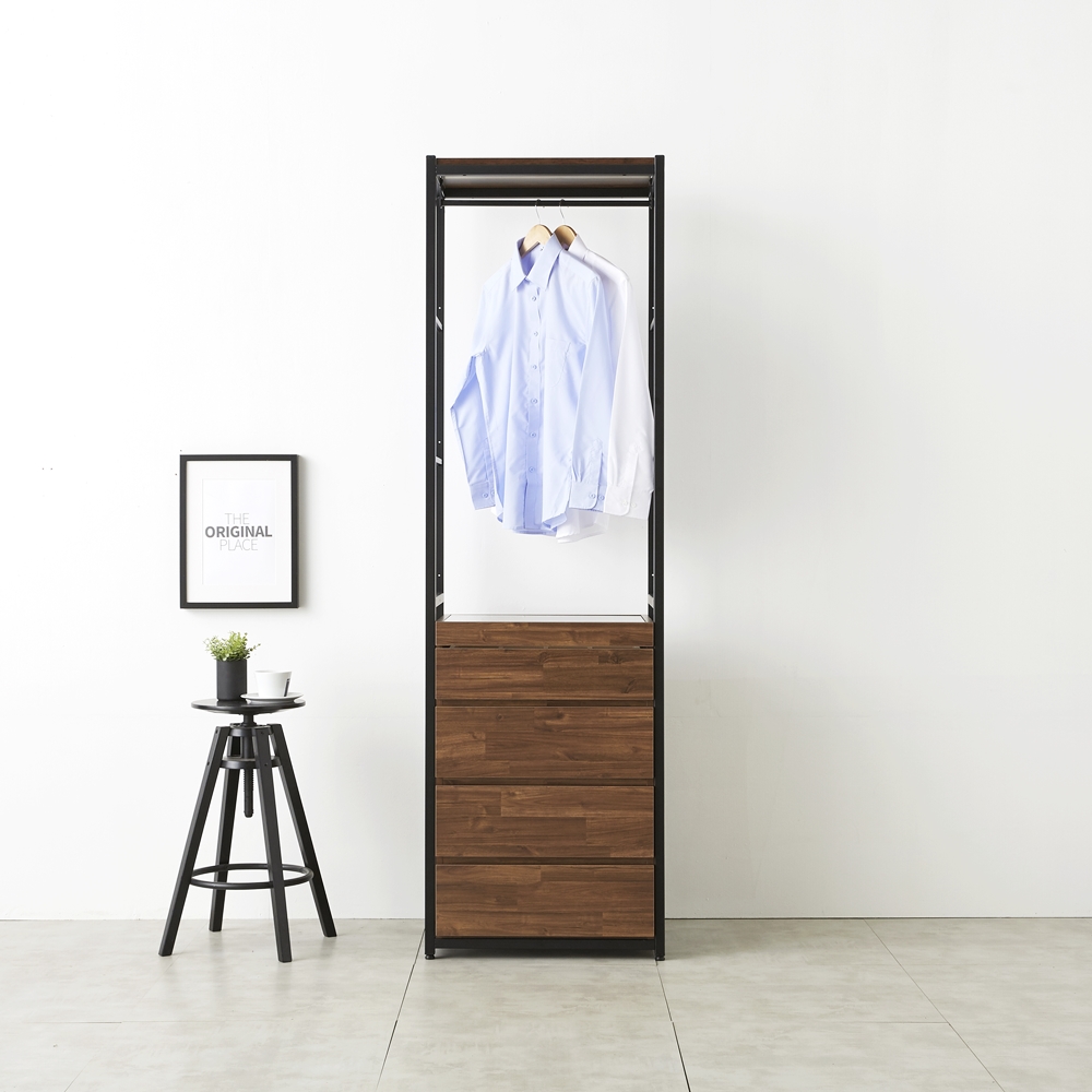 시스템행거 모듈 서랍형 드레스룸 매장용 철제 옷방 행거 606