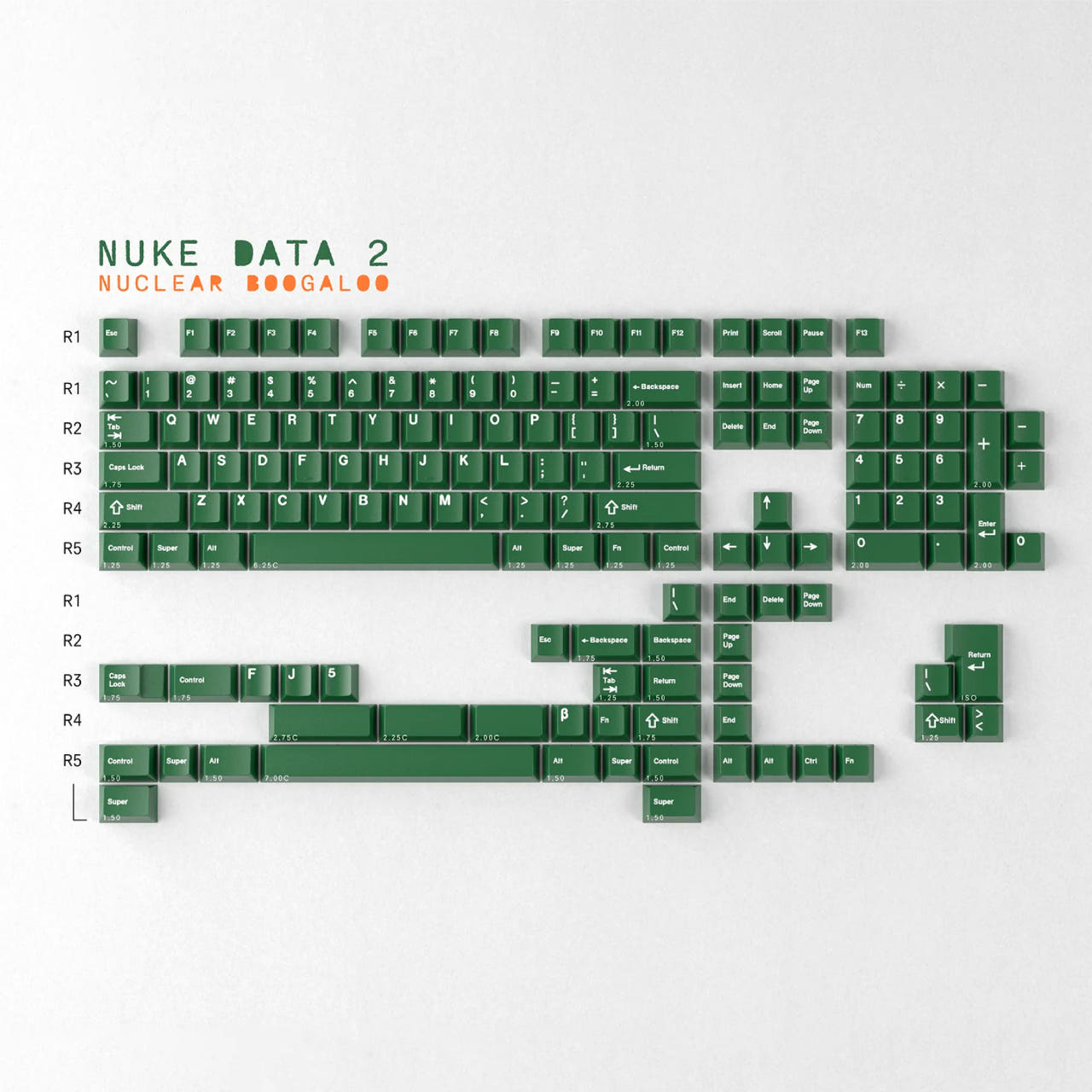 GMK CYL Nuclear Data 2 키캡 베이스킷 - 상품 이미지