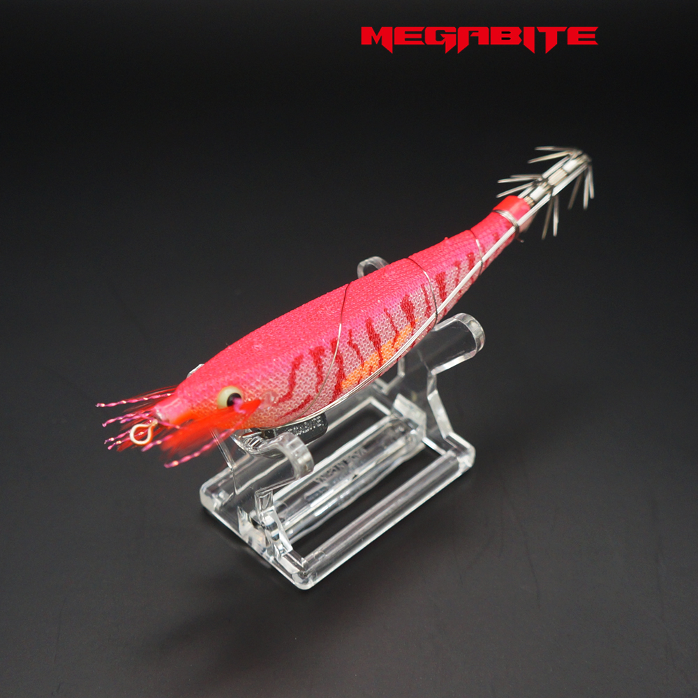 메가바이트 메가탄 삼봉 에기 심해 갑오징어 한치 야광 케이무라 핑크, 8.3cm - 메인 이미지