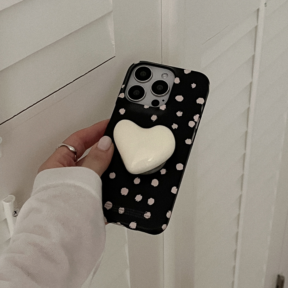polka dot pattern 아이폰 16pro 케이스 하드 - 상세 이미지 2