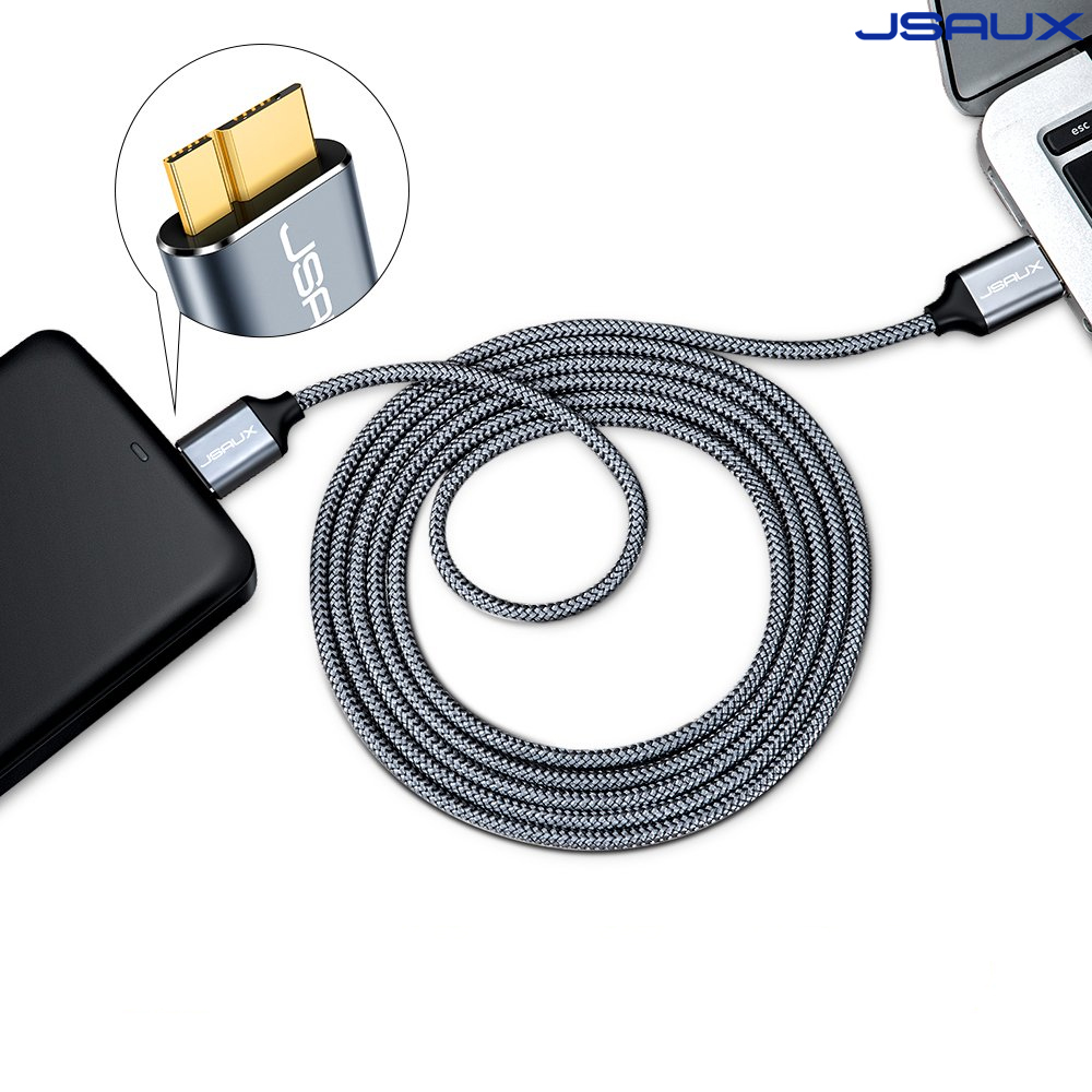외장하드 케이블 USB A to 마이크로B USB3.1 1m 2m 세트 JSAUX 이미지 8