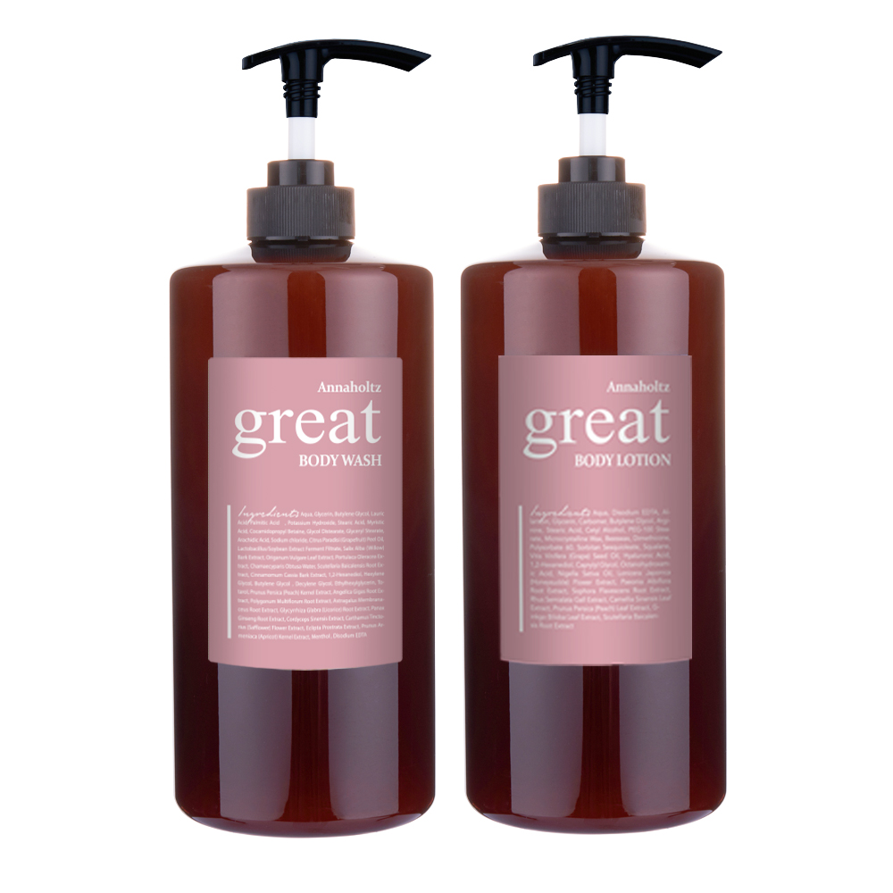 안나홀츠 그레잇 바디로션 바디워시 2종 세트 1000ml 고보습 약산성 ... 솔직 후기 | 피부 타입별 분석 - 대표 이미지